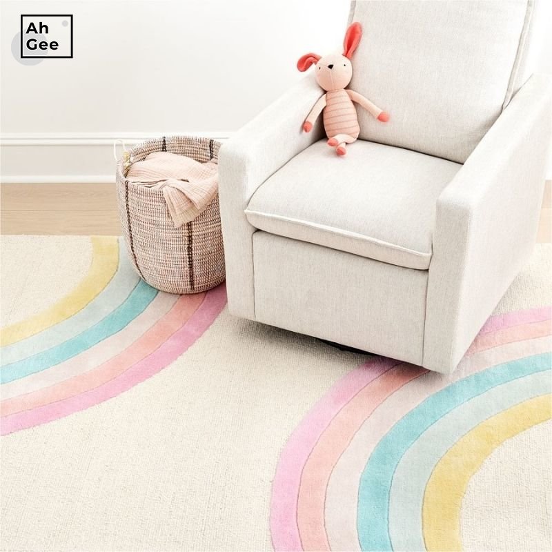 Rainbow Hairy Nursery Play Mat