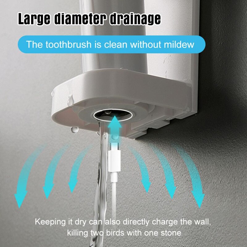 Toothbrush Stand Electric Wall-Mounted Holder