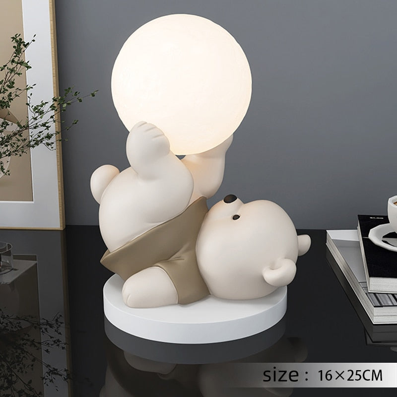 Home Decor Vitality Bear Statue Desktop