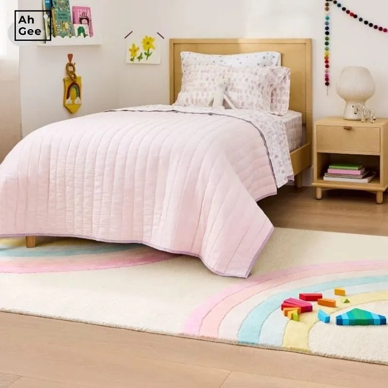 Rainbow Hairy Nursery Play Mat