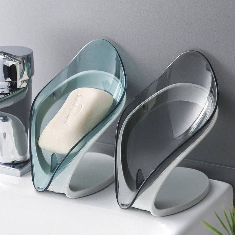 Bathroom Soap Holder Leaf Shape Dish Soap