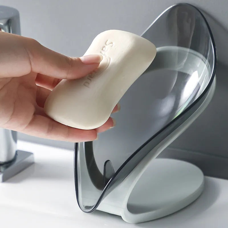 Bathroom Soap Holder Leaf Shape Dish Soap